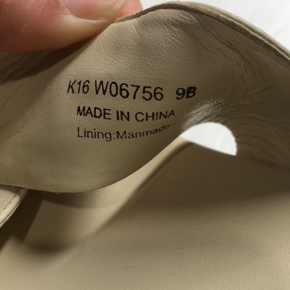 Cole Haan cream wedge sandals size 9 - Picture 10 of 12